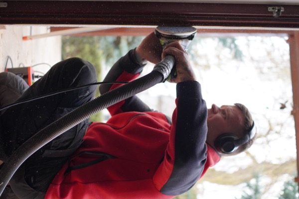 Renowacja okna — detal